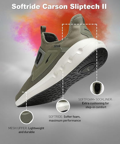 Puma Unisex-Adult Softride Carson Sliptech Ii Running Shoe